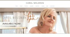 Desktop Screenshot of carolwelsman.com